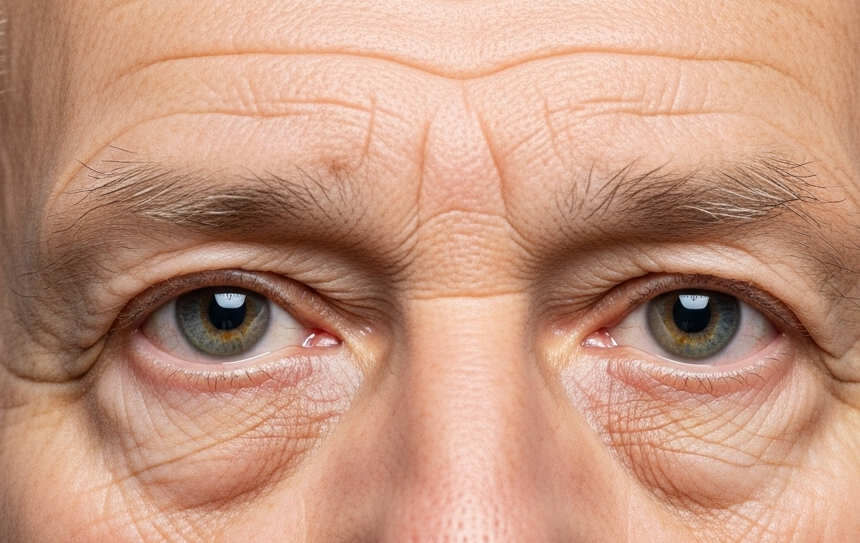 Resultado antes da blefaroplastia inferior