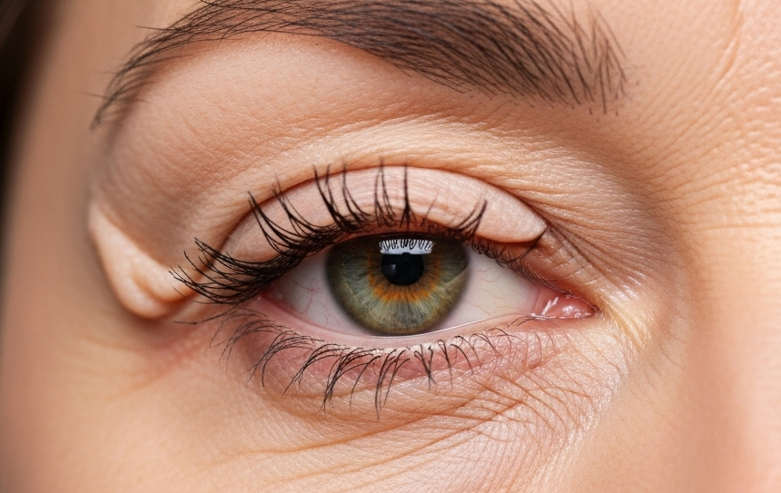 Resultado antes da blefaroplastia superior