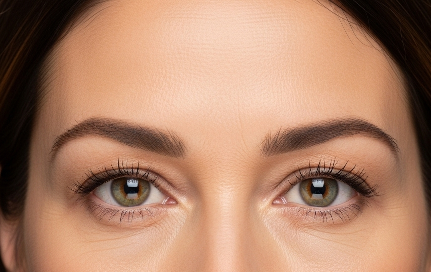 Resultado depois da blefaroplastia superior